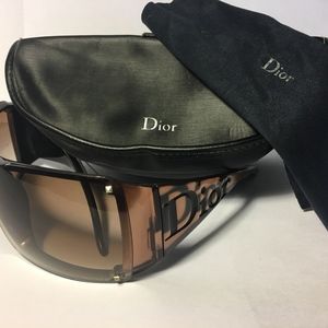 Dior Wrap Around Sunglasses | Light Brown | Women